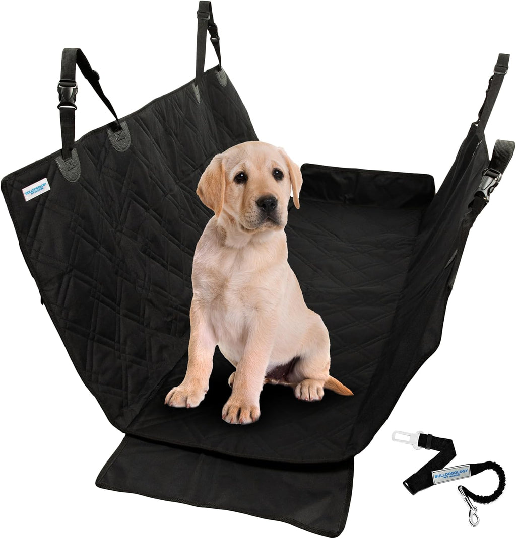 Dog Car Seat Cover for Back Seat 58"X56" Waterproof Pet Seat Cover SUV - Seat Cover for Dogs - Back Seat Protector - Dog Hammock for Car, Seat Cover for Truck (Large)