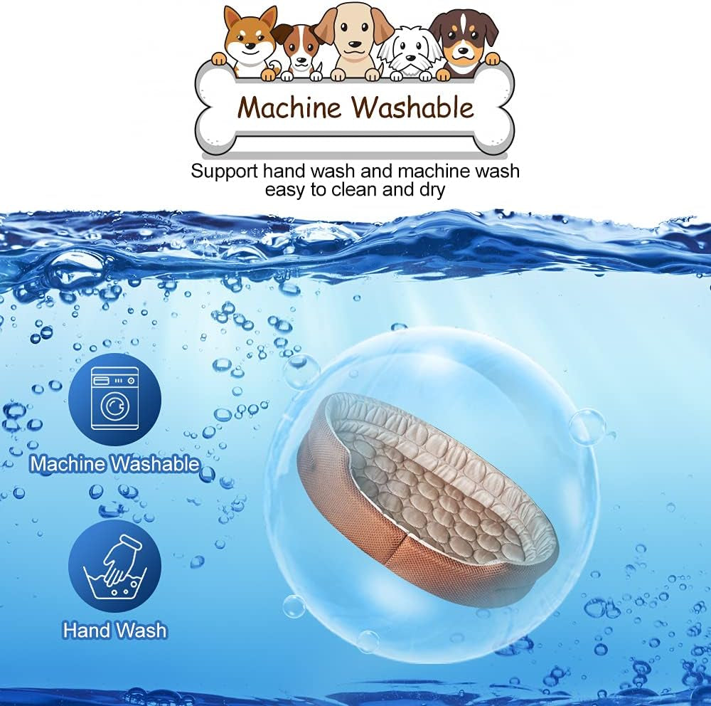 Cooling Cat Beds for Indoor Cats Small Dog Bed, Pet Cooling Bed Machine Washable Puppy Bed Breathable Pet Cooling Mat